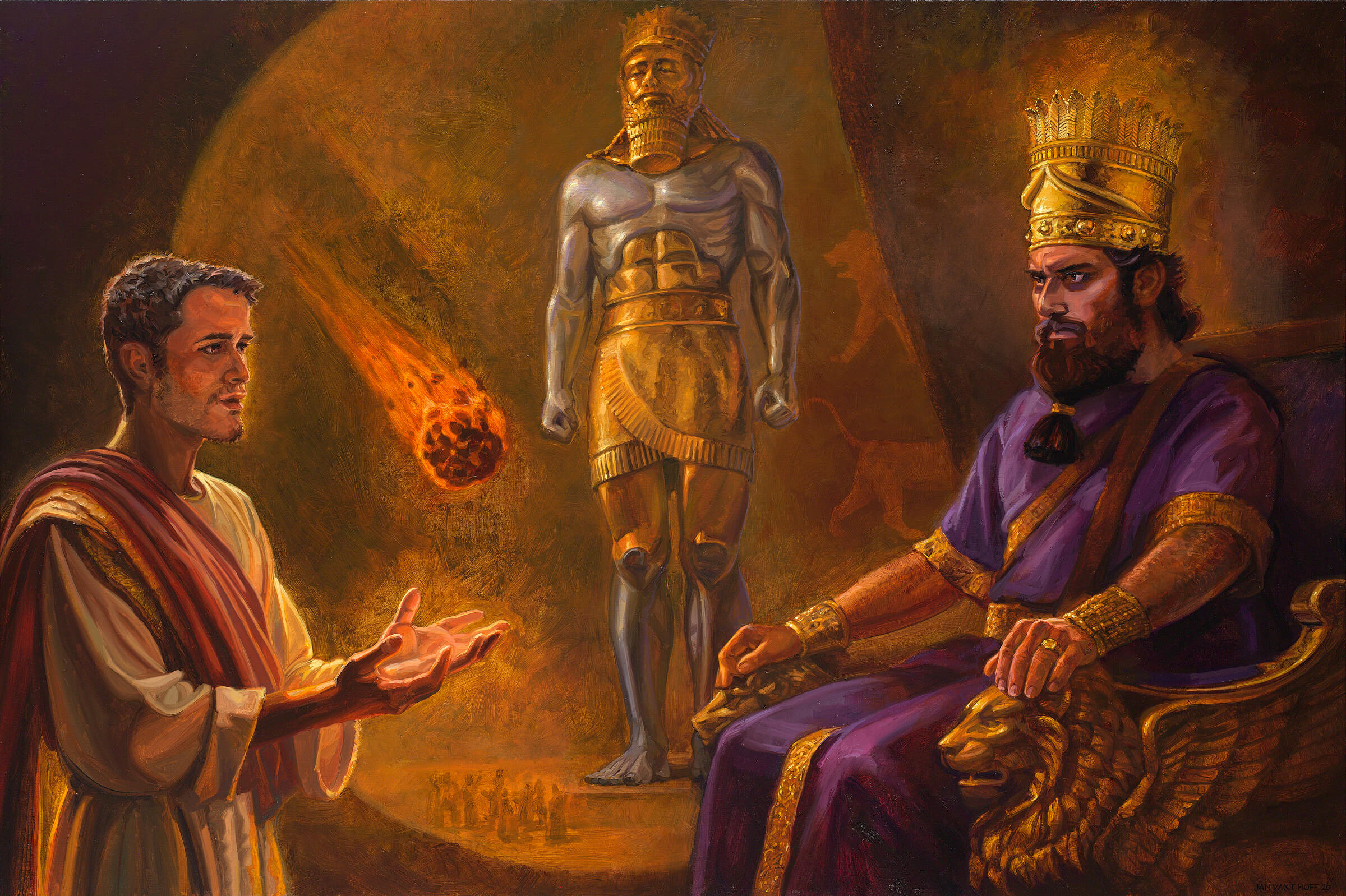 Daniel interprets Nebuchadnezzar’s dream